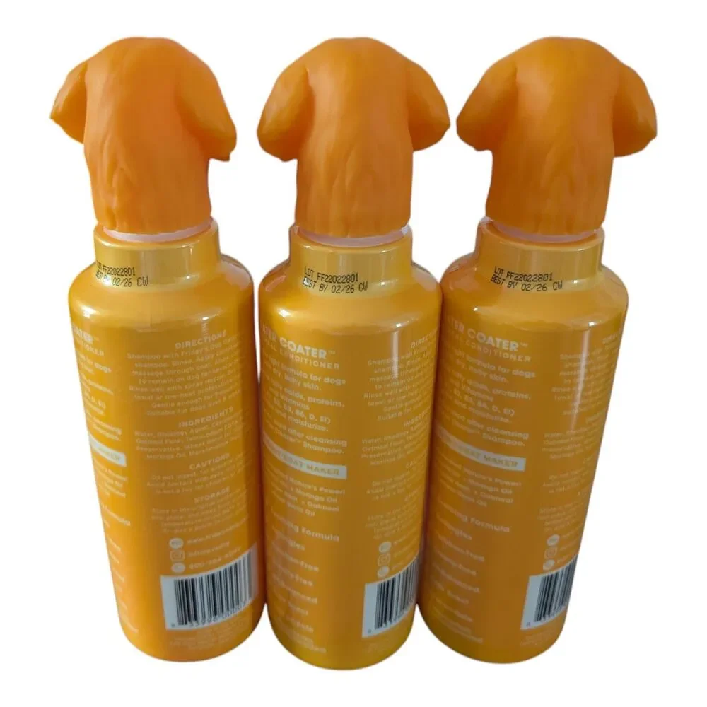 3X Fridays Dog Oater Coater Oatmeal Conditioner For Dogs 12oz New Set Of 3 Total